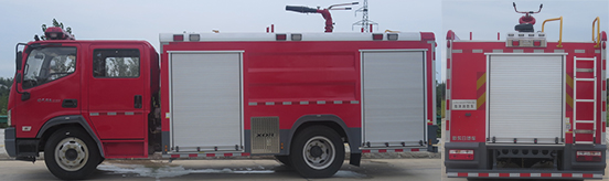 新東日牌YZR5140GXFPM60/B6泡沫消防車公告圖片