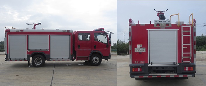 新東日牌YZR5110GXFSG40/Z6A水罐消防車公告圖片