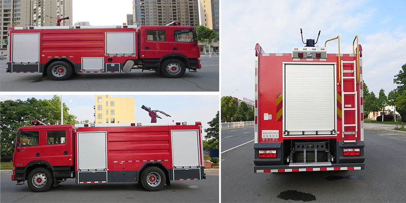 新東日牌YZR5170GXFSG80/E6水罐消防車公告圖片