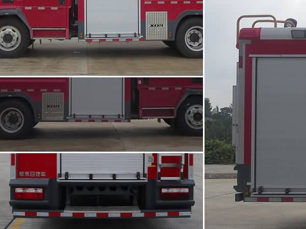 新東日牌YZR5140GXFSG60/B6水罐消防車公告圖片