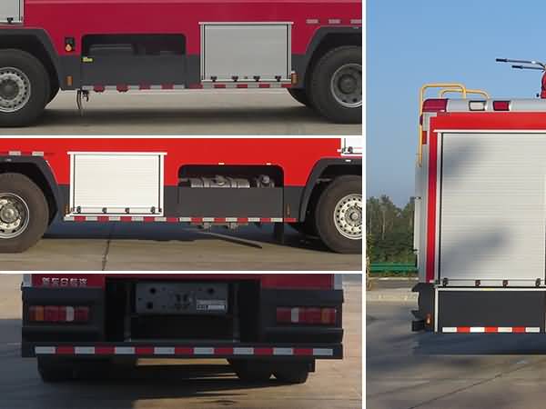 新東日牌YZR5420GXFSG240/H6水罐消防車公告圖片