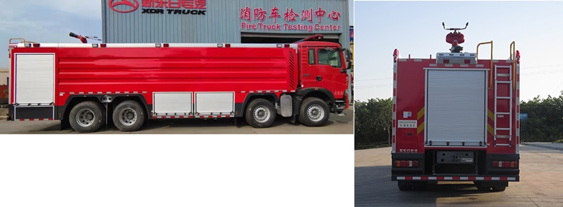 新東日牌YZR5420GXFSG240/H6水罐消防車公告圖片