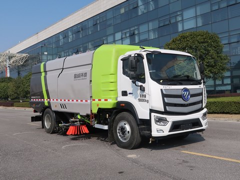 中聯(lián)牌ZBH5180TXSBJBEV1純電動(dòng)洗掃車(chē)公告圖片