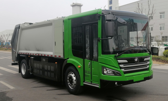 宇通牌YTZ5182ZYSD0BEV純電動(dòng)壓縮式垃圾車公告圖片