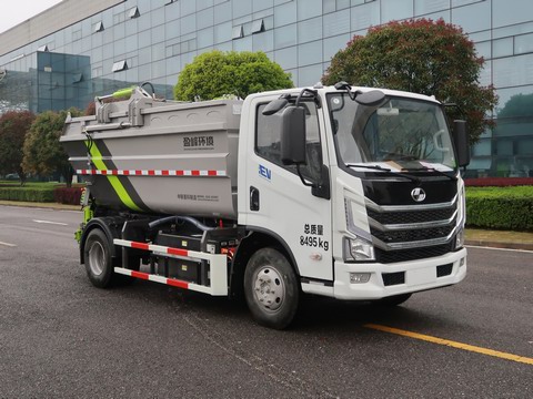 中聯(lián)牌ZBH5080ZZZSHBEV純電動(dòng)自裝卸式垃圾車(chē)公告圖片