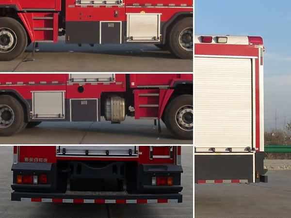 新東日牌YZR5200GXFSG80/Q6水罐消防車公告圖片