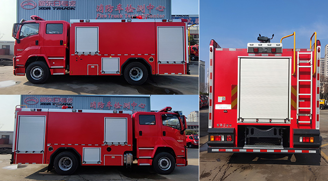 新東日牌YZR5200GXFSG80/Q6水罐消防車公告圖片