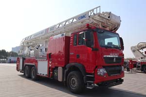 金猴牌SXT5285JXFDG32登高平臺消防車公告圖片