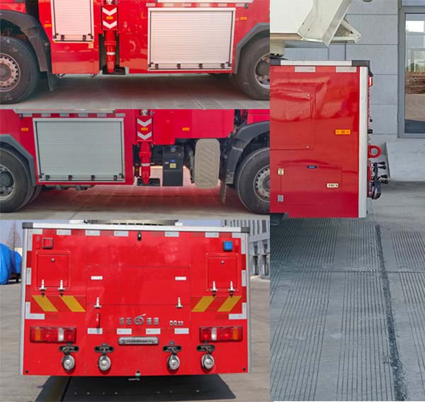 金猴牌SXT5285JXFDG32登高平臺消防車公告圖片