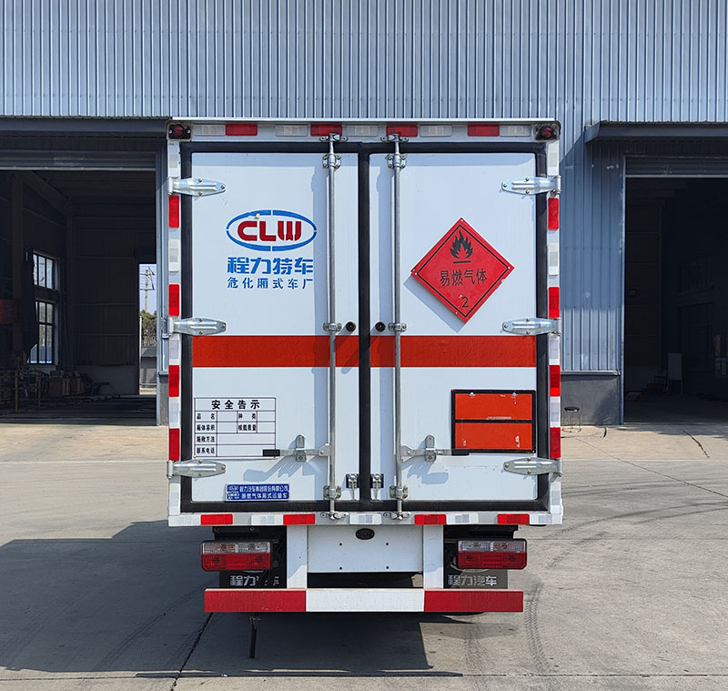 程力牌CL5030XRQ6BXW易燃?xì)怏w廂式運(yùn)輸車公告圖片