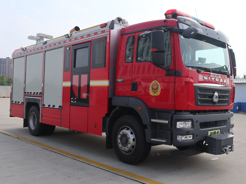 振翔牌MG5180GXFAP55/F6壓縮空氣泡沫消防車公告圖片