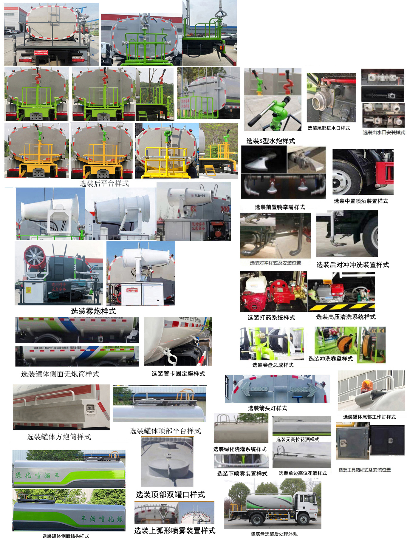 齊東方牌CLD5180GPSSX6綠化噴灑車公告圖片