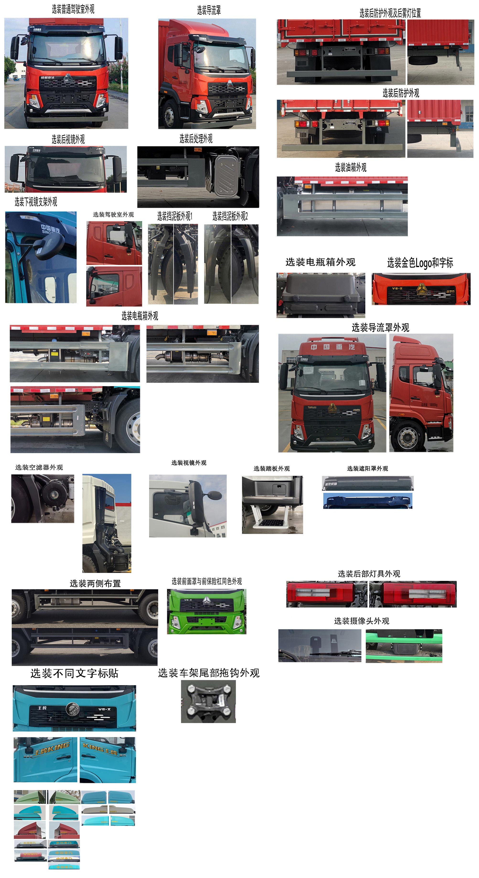 豪沃牌ZZ5184XYKN7117F11翼開(kāi)啟廂式車(chē)公告圖片