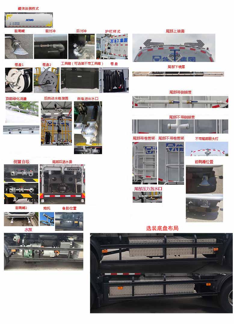 徐工牌DXA5182GPSLBEV純電動(dòng)綠化噴灑車公告圖片