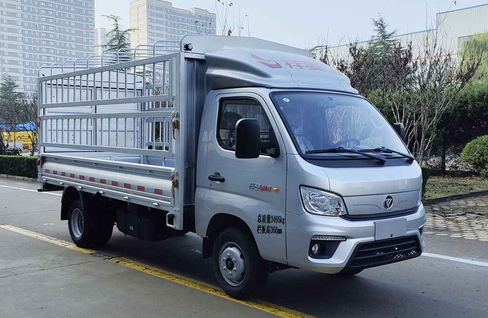 福田牌BJ5032CCY5JV5-11倉柵式運輸車公告圖片