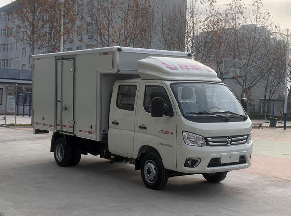 福田牌BJ5032XXY4AV6-22廂式運(yùn)輸車公告圖片