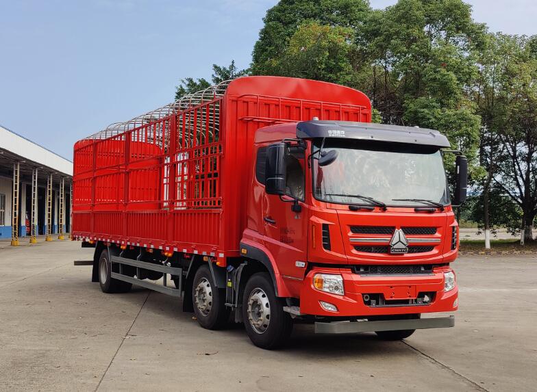 豪沃牌ZZ5244CCYN56C7F1倉(cāng)柵式運(yùn)輸車公告圖片
