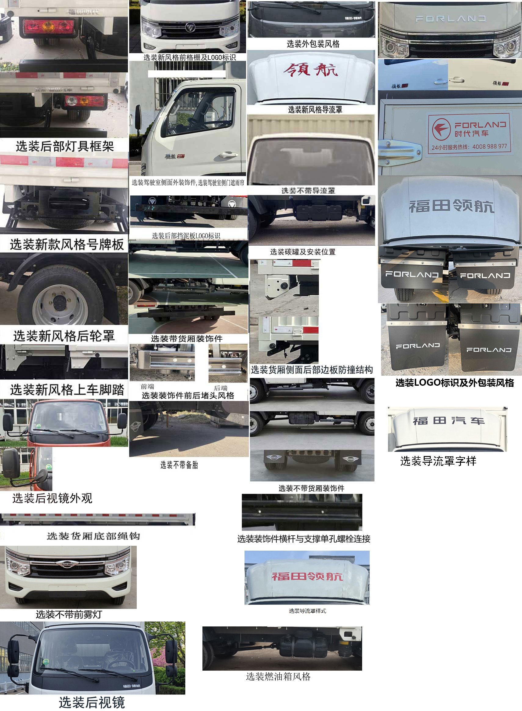 福田牌BJ5035CCY3AV6-15倉柵式運(yùn)輸車公告圖片
