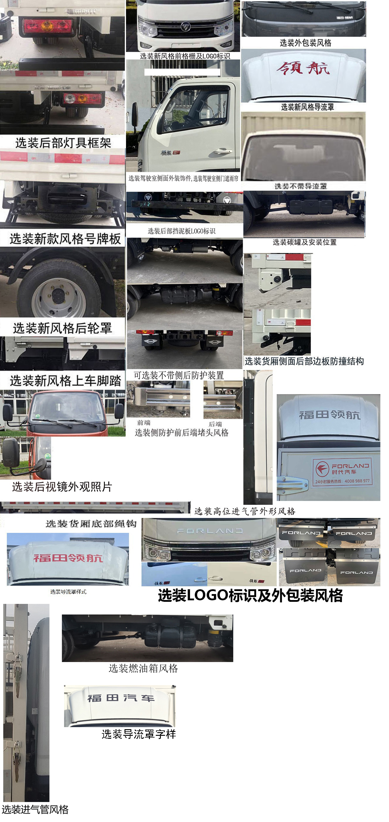 福田牌BJ5035CCY5JV5-11倉柵式運輸車公告圖片