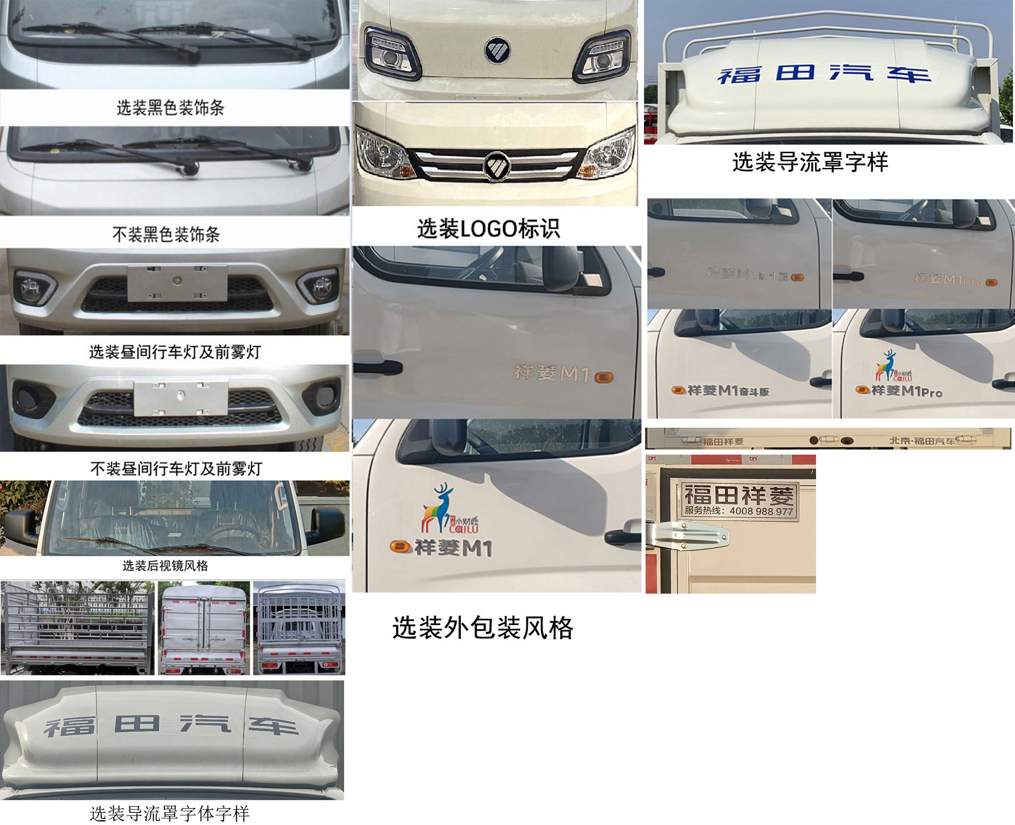 福田牌BJ5021CCY3JV2-12倉(cāng)柵式運(yùn)輸車公告圖片