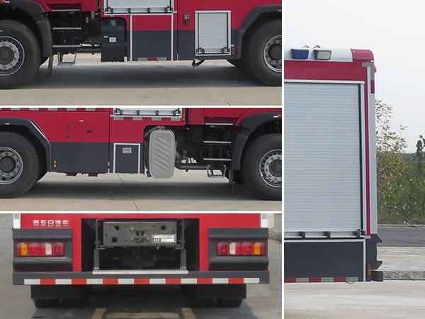 新東日牌YZR5280GXFPM120/T6泡沫消防車(chē)公告圖片