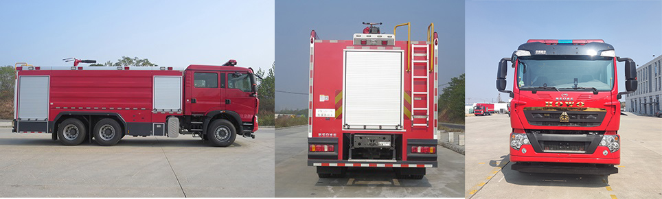 新東日牌YZR5280GXFPM120/T6泡沫消防車(chē)公告圖片