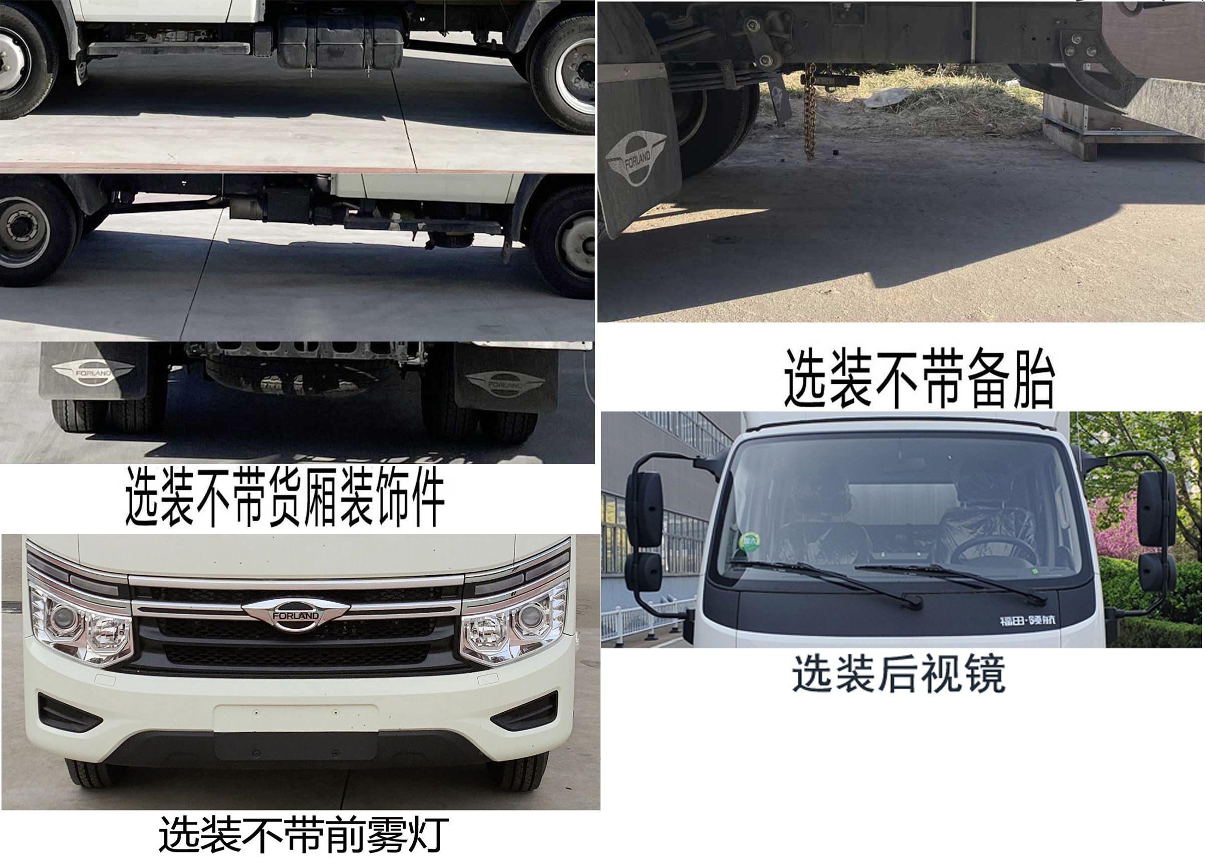福田牌BJ5035CCY4AV6-26倉(cāng)柵式運(yùn)輸車公告圖片