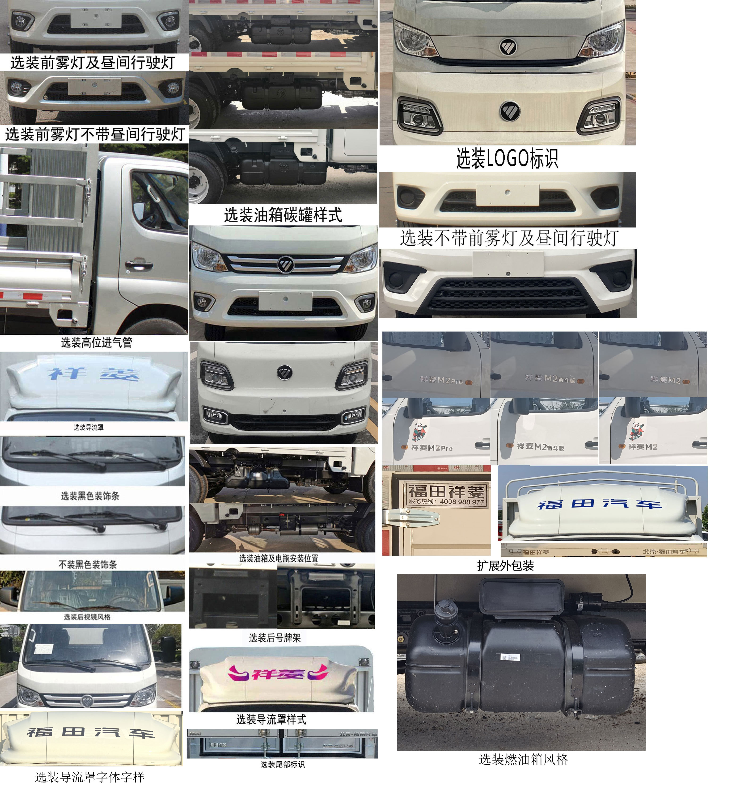 福田牌BJ5032CCY3JV5-13倉柵式運輸車公告圖片