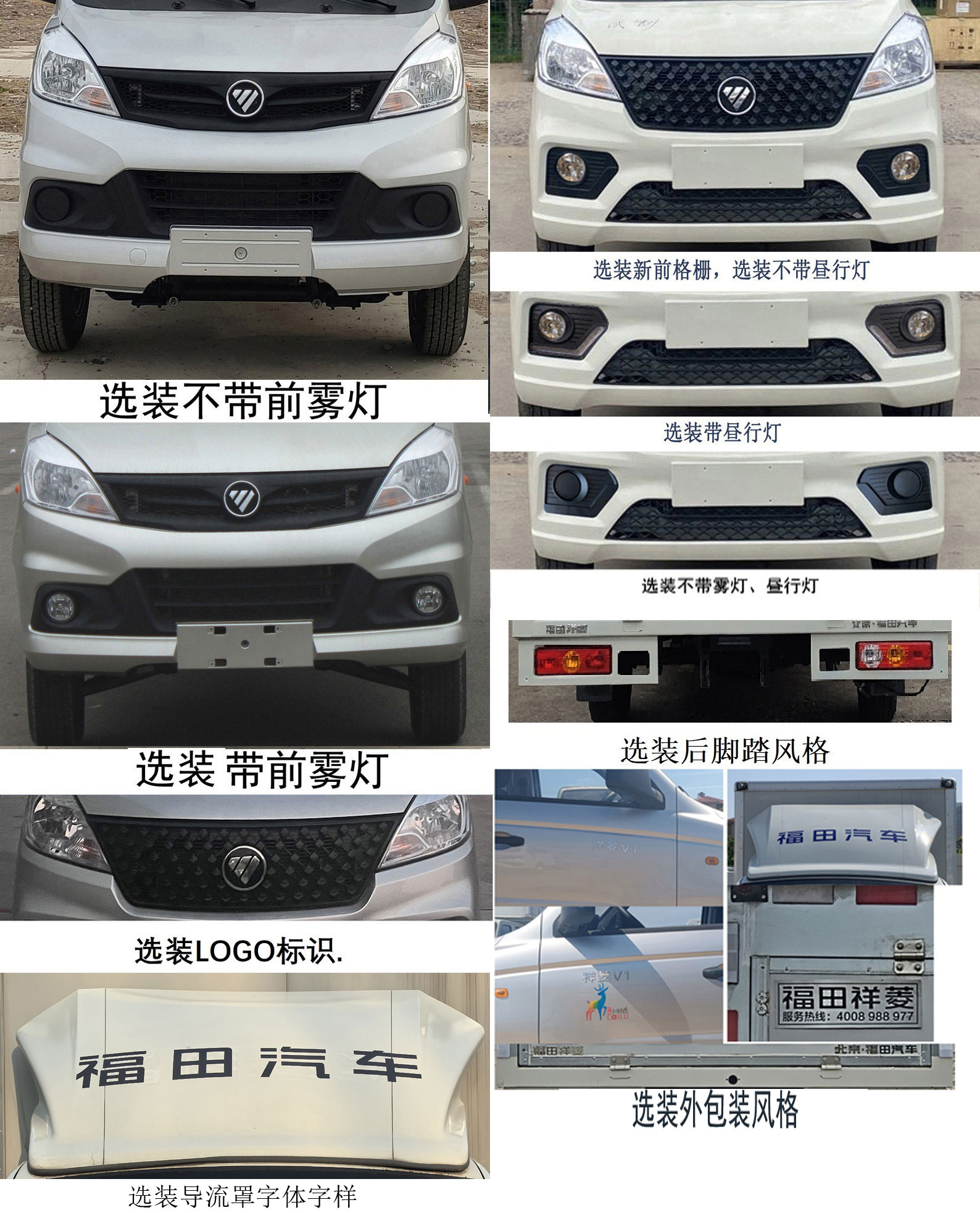 福田牌BJ5030XYK4AV6-11翼開啟廂式車公告圖片