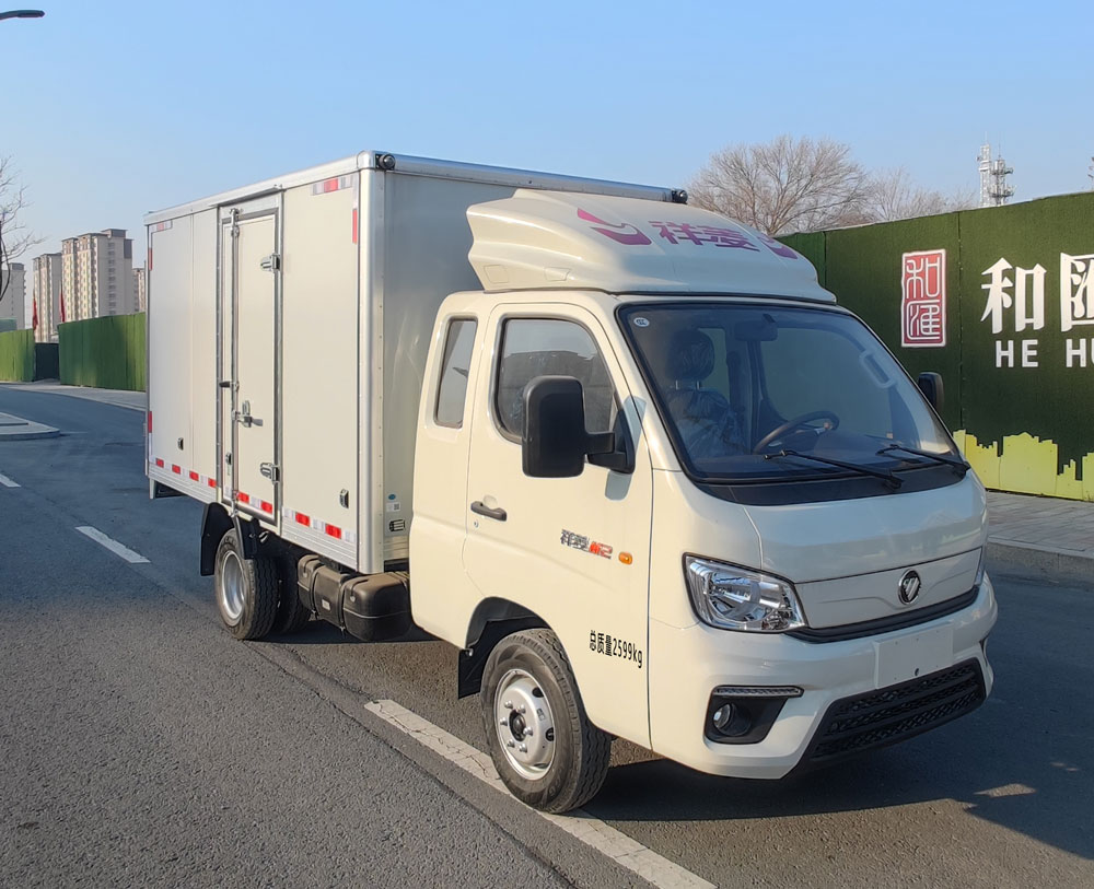 福田牌BJ5032XXY3PV5-13廂式運(yùn)輸車公告圖片