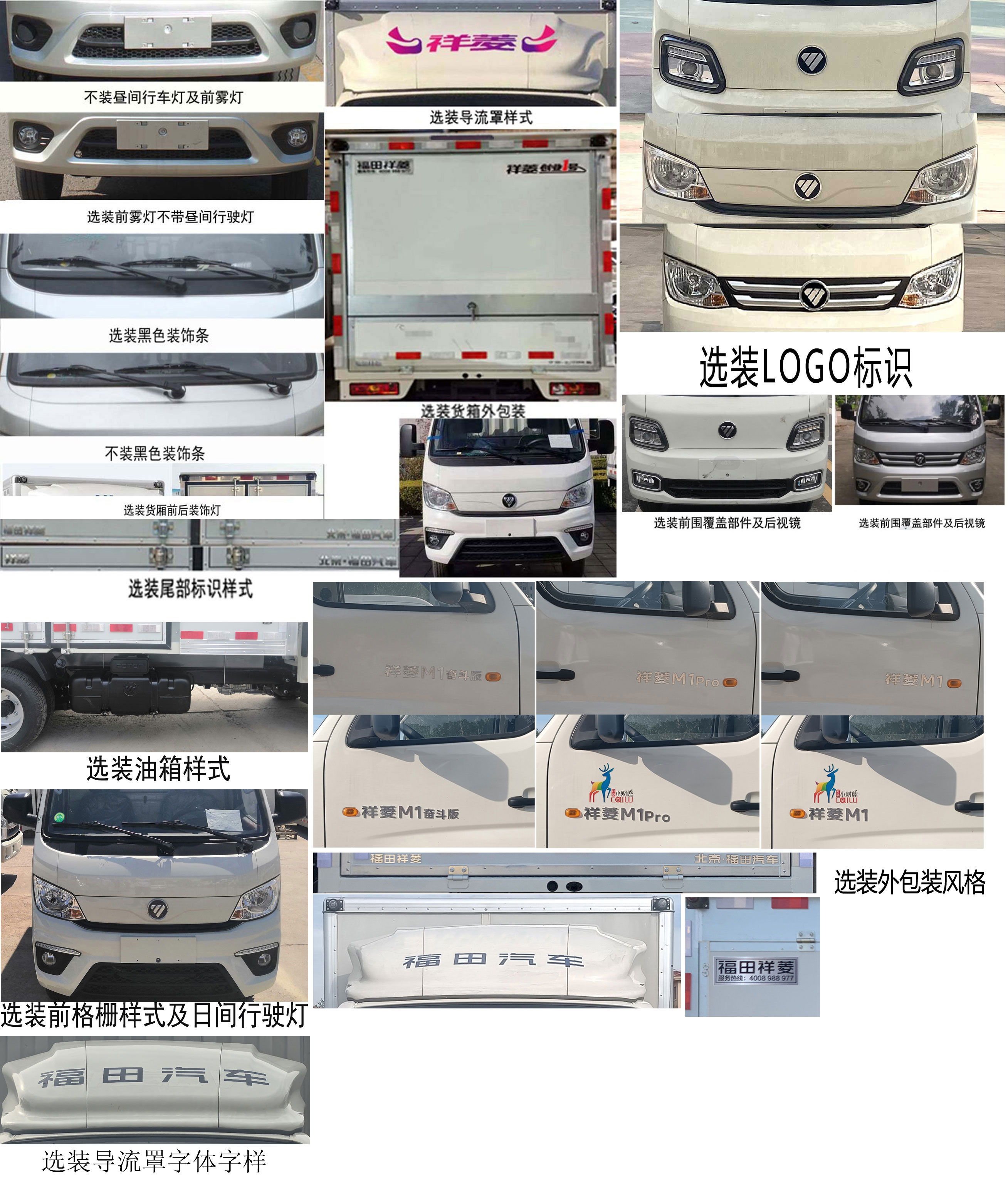 福田牌BJ5031XYK4AV4-62翼開啟廂式車公告圖片