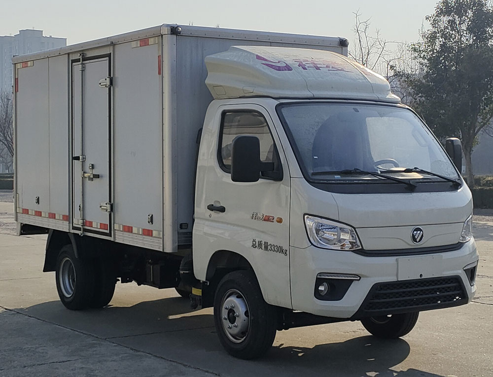 福田牌BJ5032XXY5JV5-11廂式運(yùn)輸車公告圖片