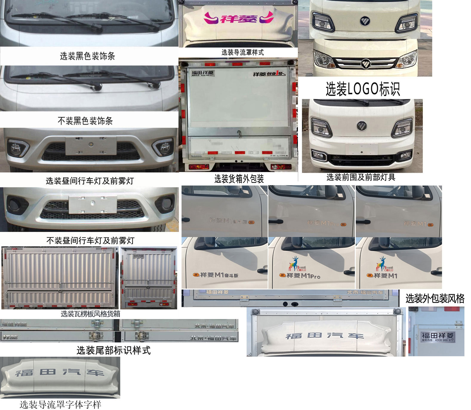 福田牌BJ5021XYK0JV3-13翼開啟廂式車公告圖片