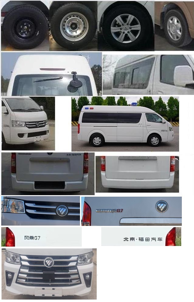 福田牌BJ5039XQC-K3囚車公告圖片