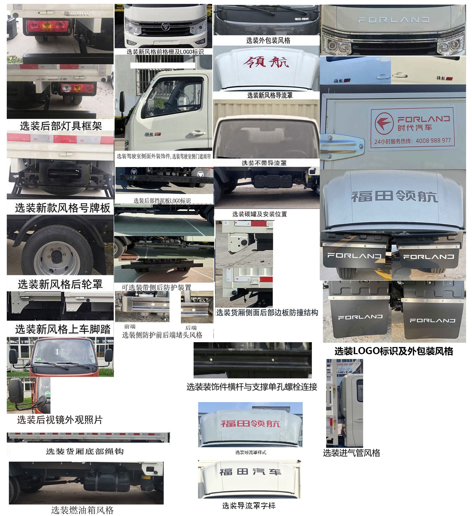 福田牌BJ5035CCY4AV6-13倉柵式運輸車公告圖片