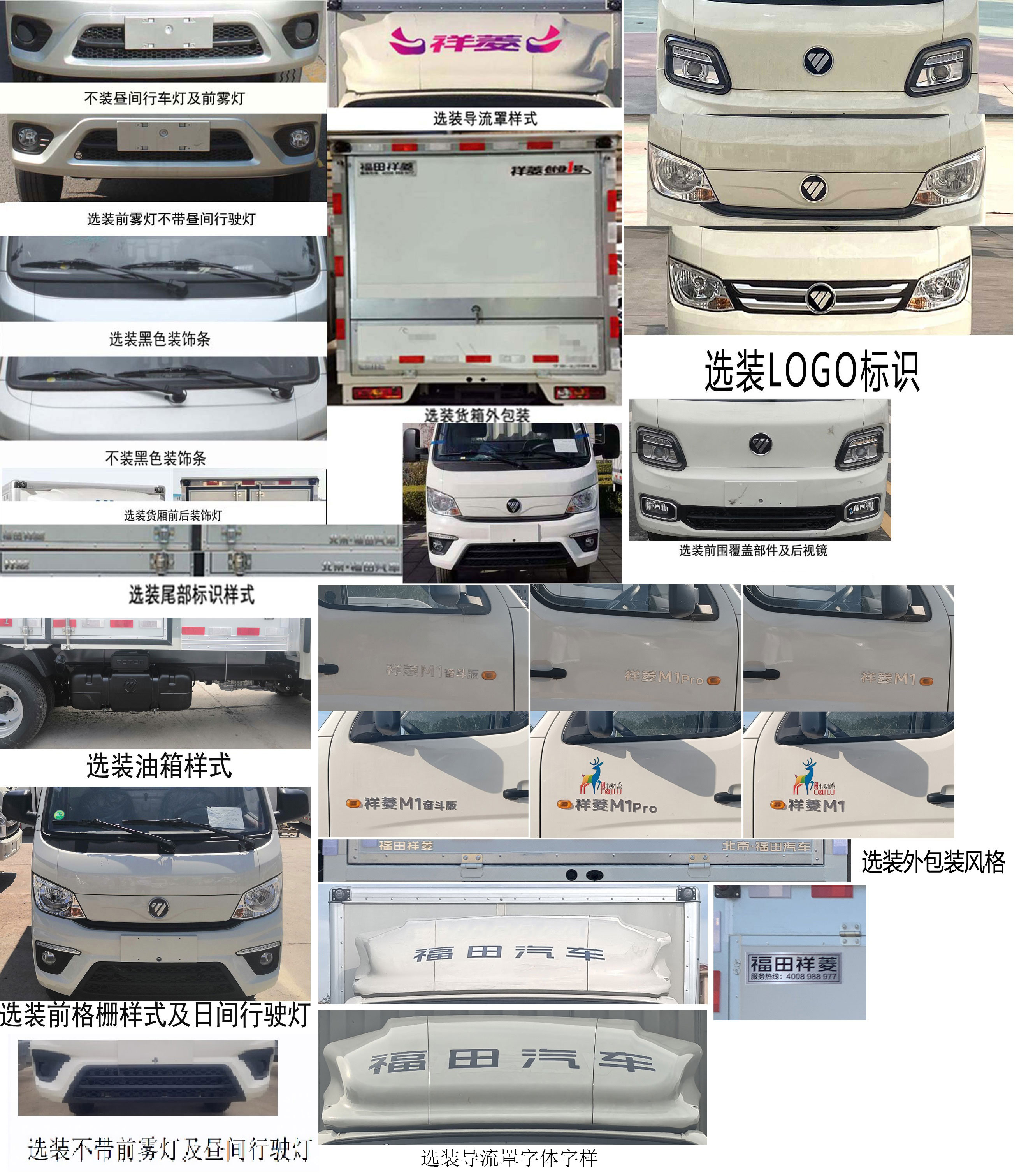 福田牌BJ5031XYK5PV4-61翼開啟廂式車公告圖片