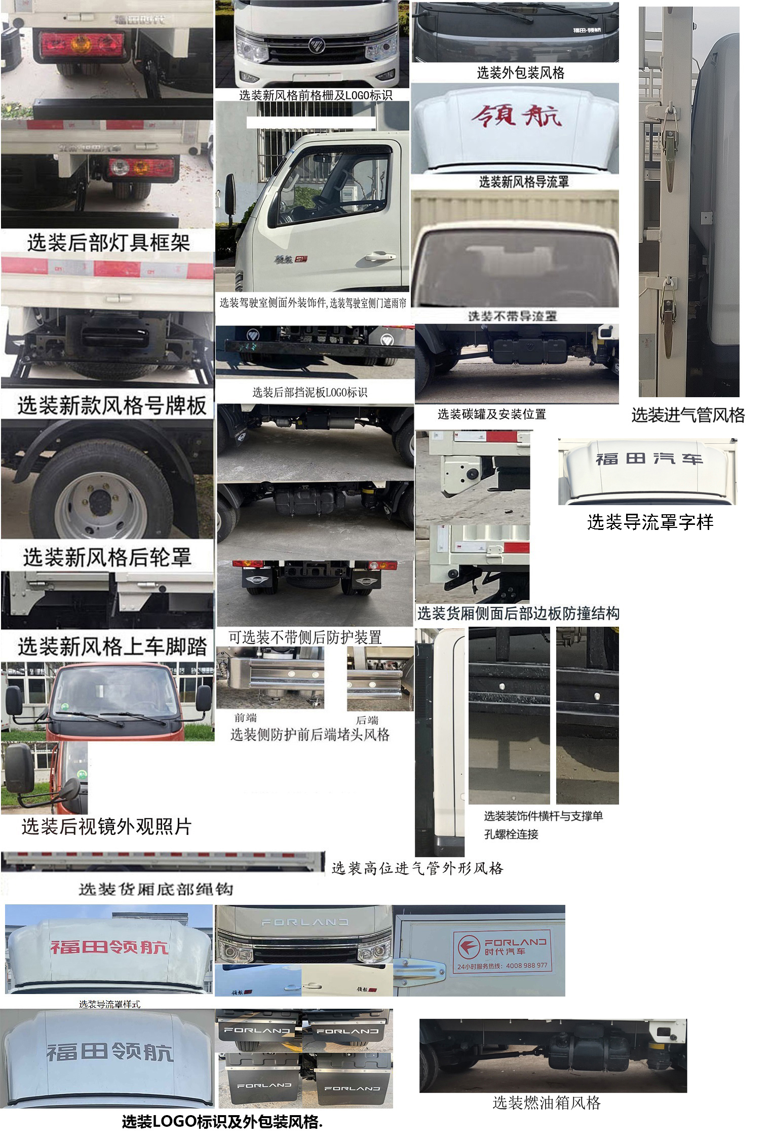 福田牌BJ5035CCY5PV5-11倉柵式運(yùn)輸車公告圖片