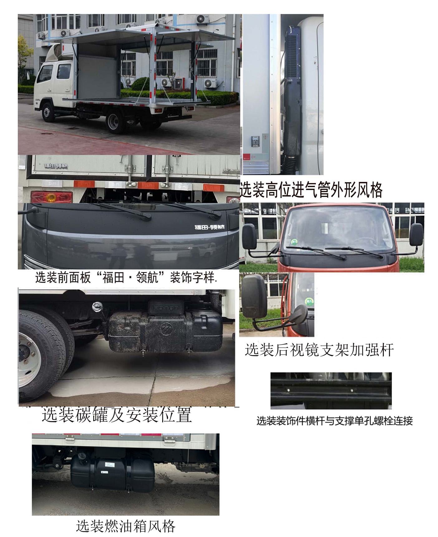 福田牌BJ5035XYK4AV7-11翼開(kāi)啟廂式車公告圖片