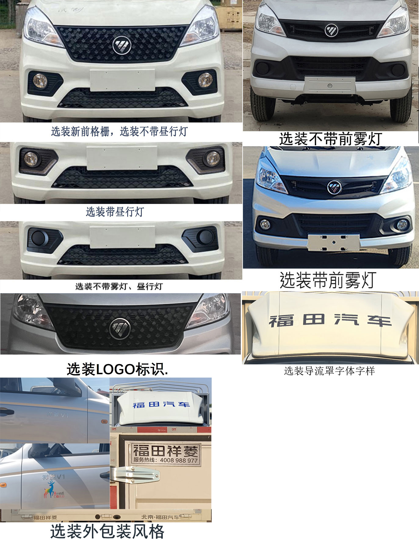 福田牌BJ5020CCY2JV5-63倉柵式運(yùn)輸車公告圖片