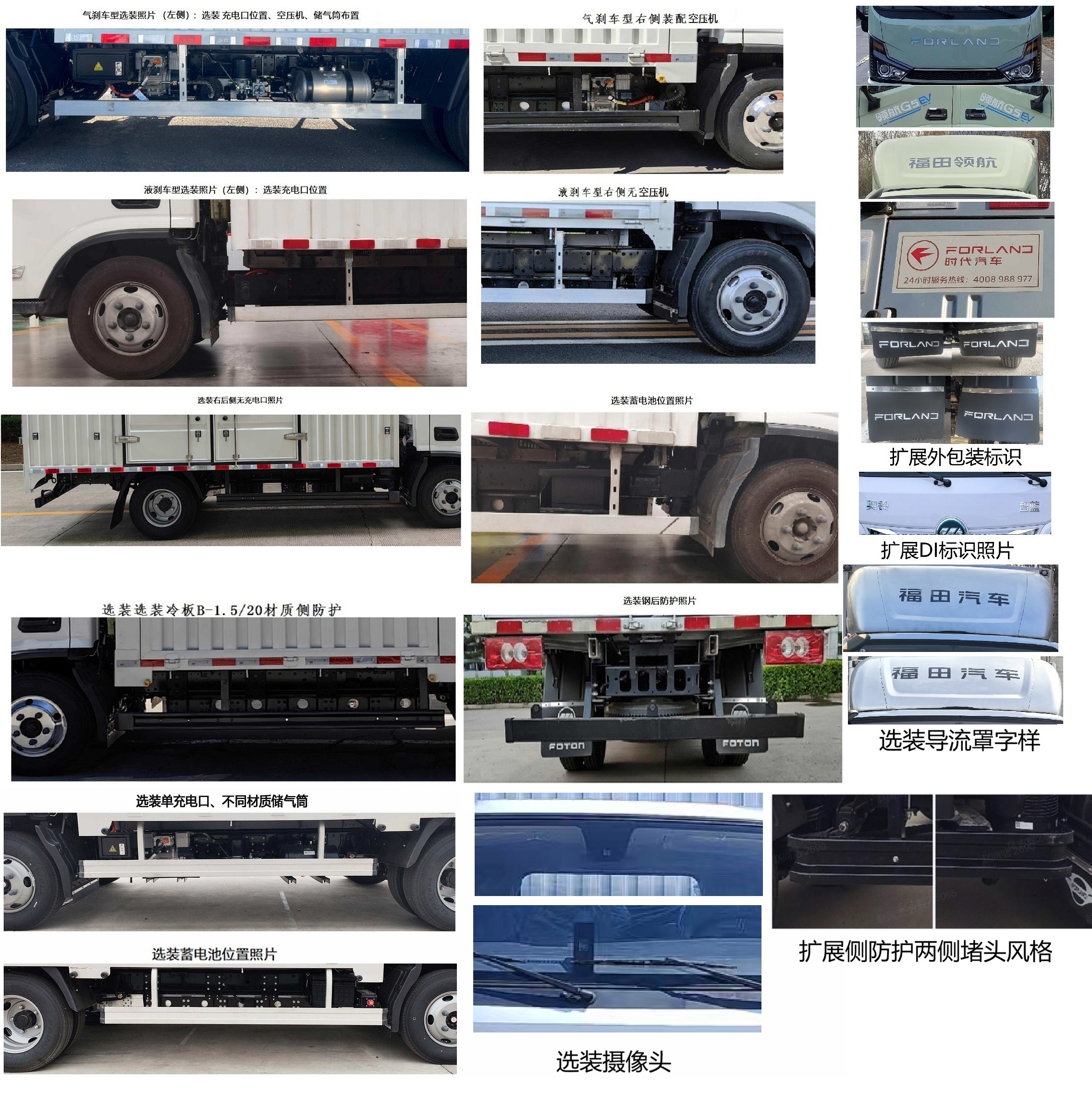 福田牌BJ5045XXYEVZ純電動(dòng)廂式運(yùn)輸車公告圖片