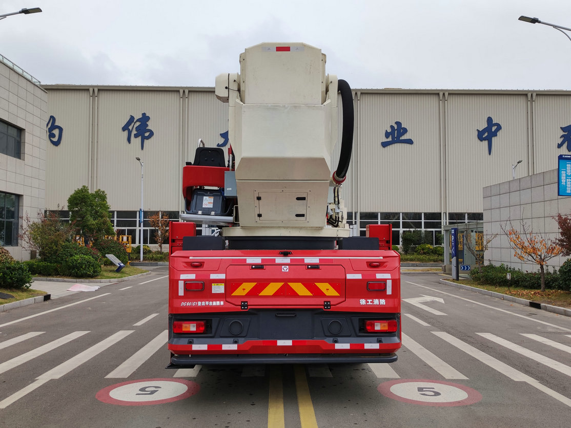徐工牌XGF5430JXFDG66/G1登高平臺消防車公告圖片