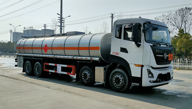 楚飛牌CLQ5320GRY6D易燃液體罐式運輸車公告圖片