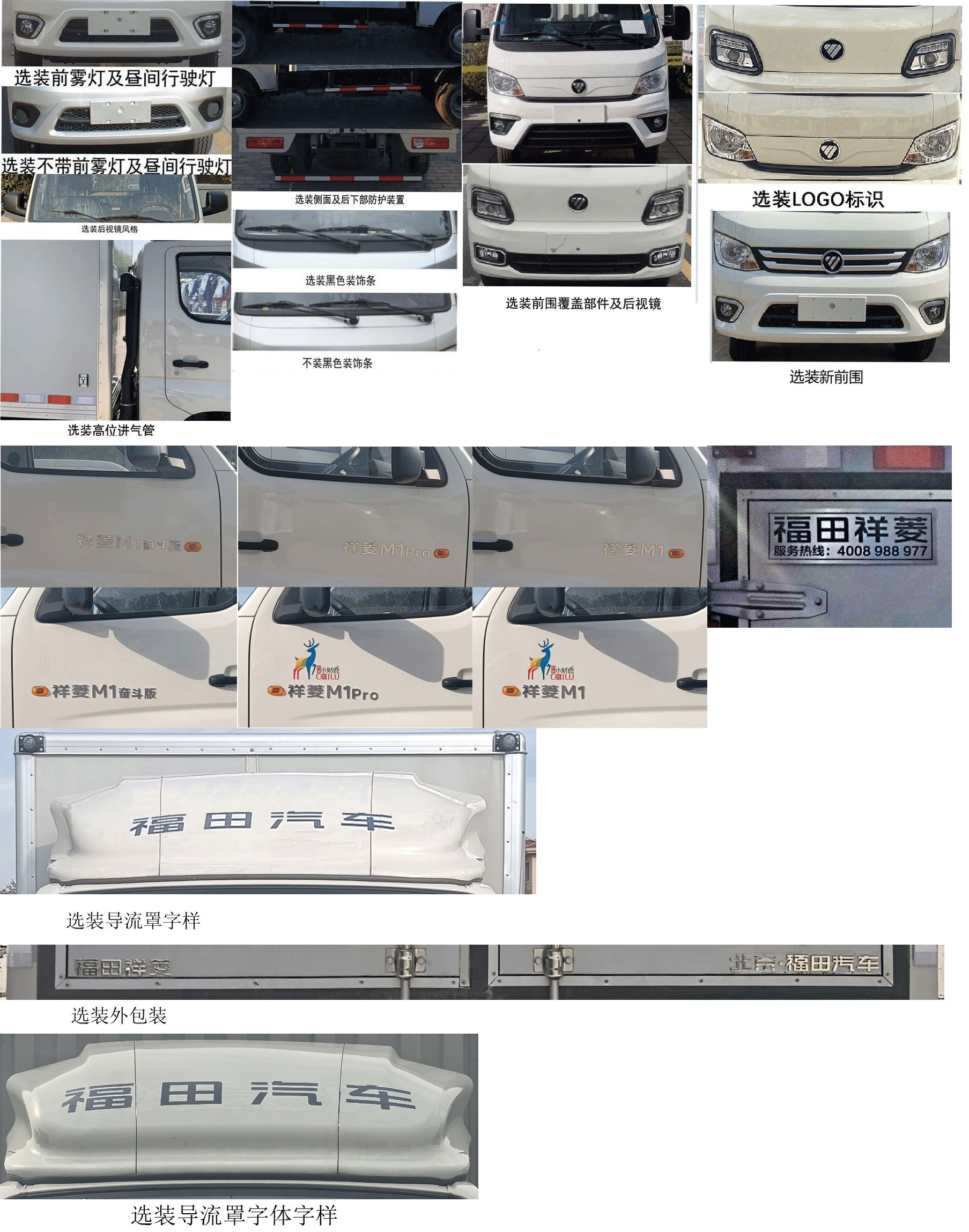 福田牌BJ5031XXY3JV2-64廂式運(yùn)輸車公告圖片