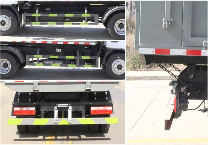 縱昂牌CLT5072ZLJEQ6自卸式垃圾車(chē)公告圖片