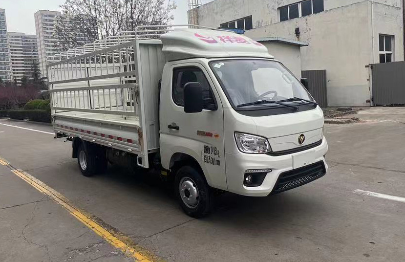 福田牌BJ5032CCY4JC6-55倉柵式運(yùn)輸車公告圖片