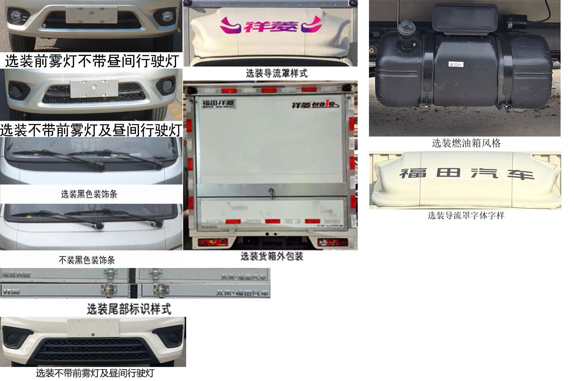 福田牌BJ5032XYK4AV5-11翼開啟廂式車公告圖片