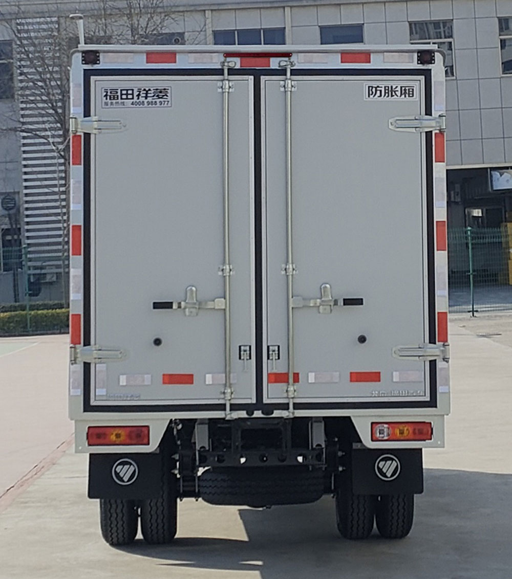 福田牌BJ5032XXY5PV5-11廂式運輸車公告圖片