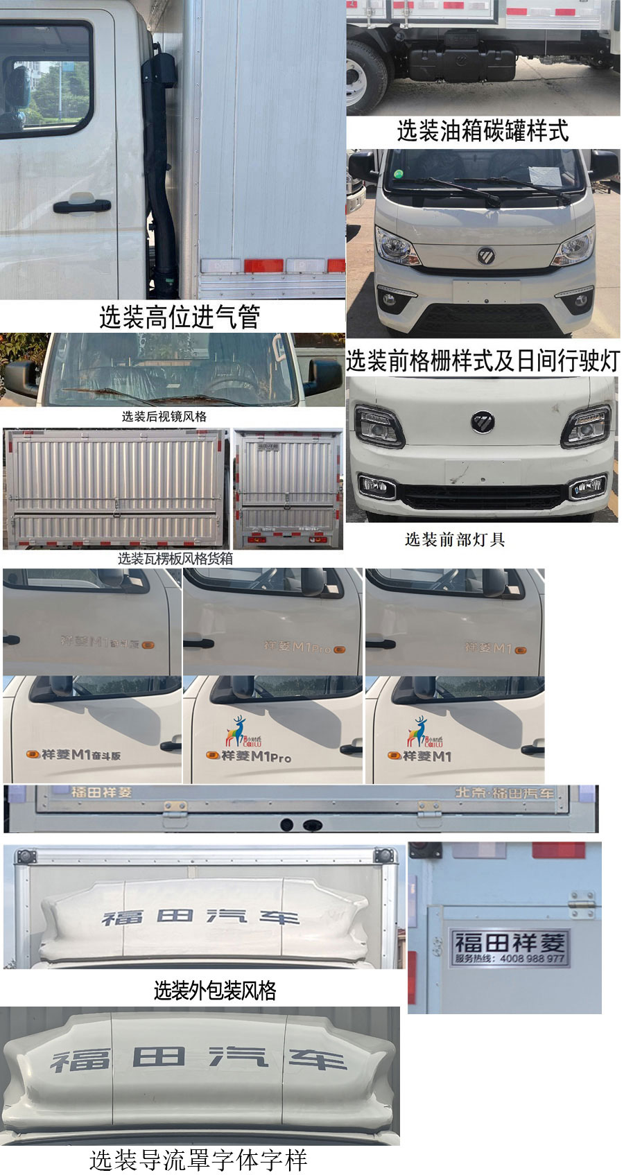 福田牌BJ5031XYK3AV4-62翼開啟廂式車公告圖片