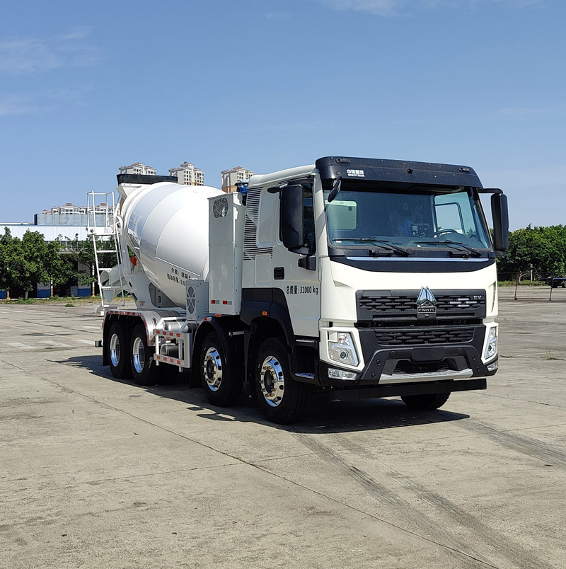 豪沃牌ZZ5312GJBV3067Z12BEV純電動混凝土攪拌運輸車公告圖片