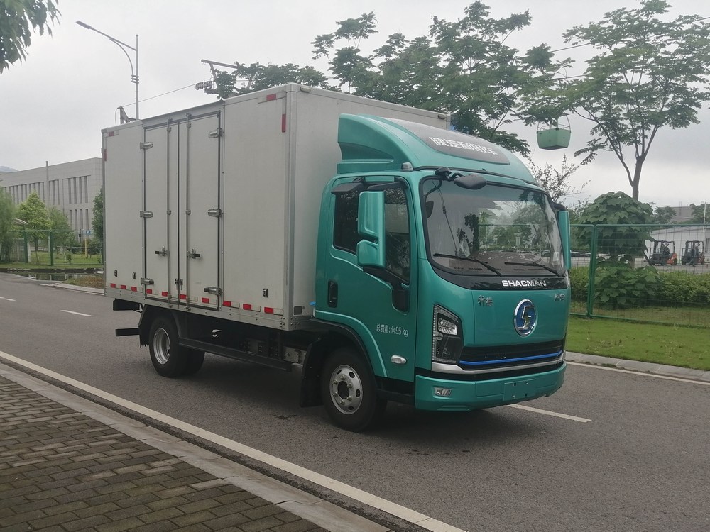陜汽牌SX5046XXYBEV341N純電動(dòng)廂式運(yùn)輸車公告圖片